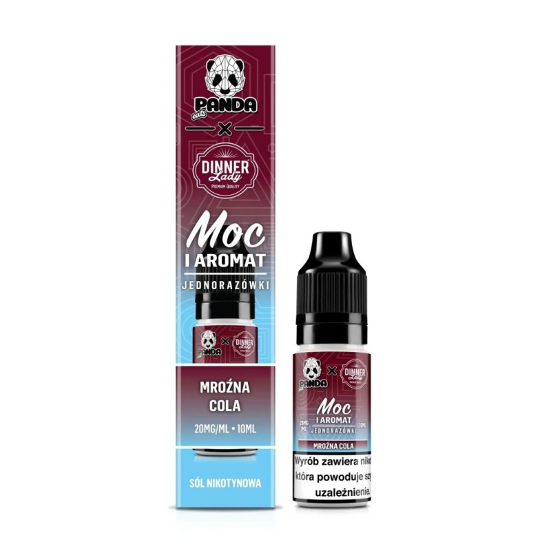Liquid Panda Eats x Dinner Lady Salt 10ml - Mroźna Cola - 20mg | Eliq Vapoteur