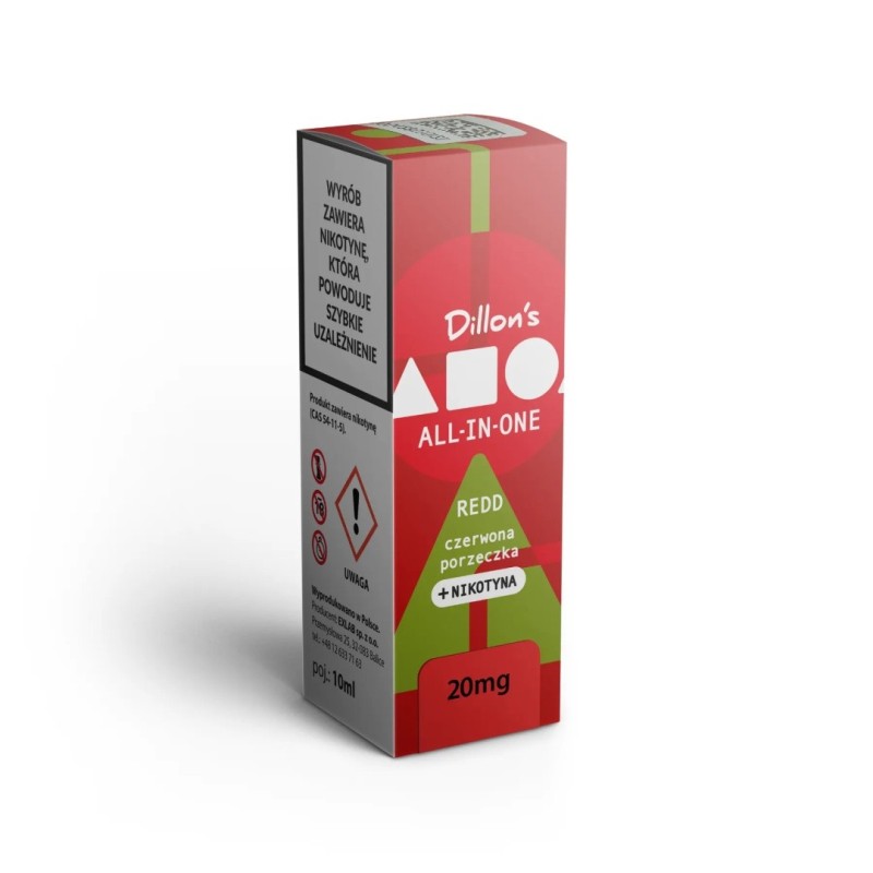 E-liquide Dillon's ALL IN ONE 10ml 20mg - Redd | EliqVapoteur