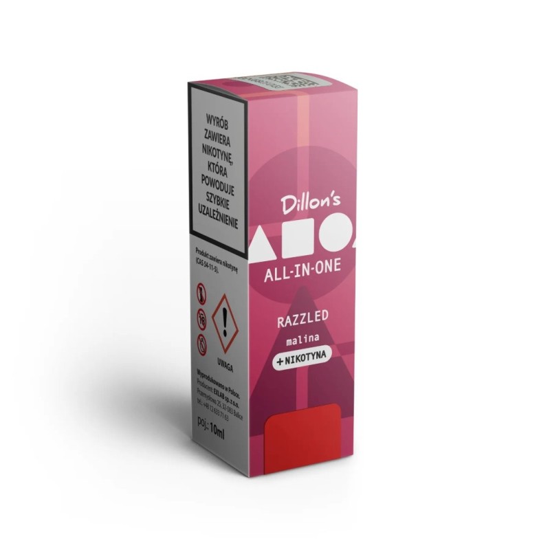 E-liquide Dillon's ALL IN ONE 10ml 6mg - Razzled | EliqVapoteur