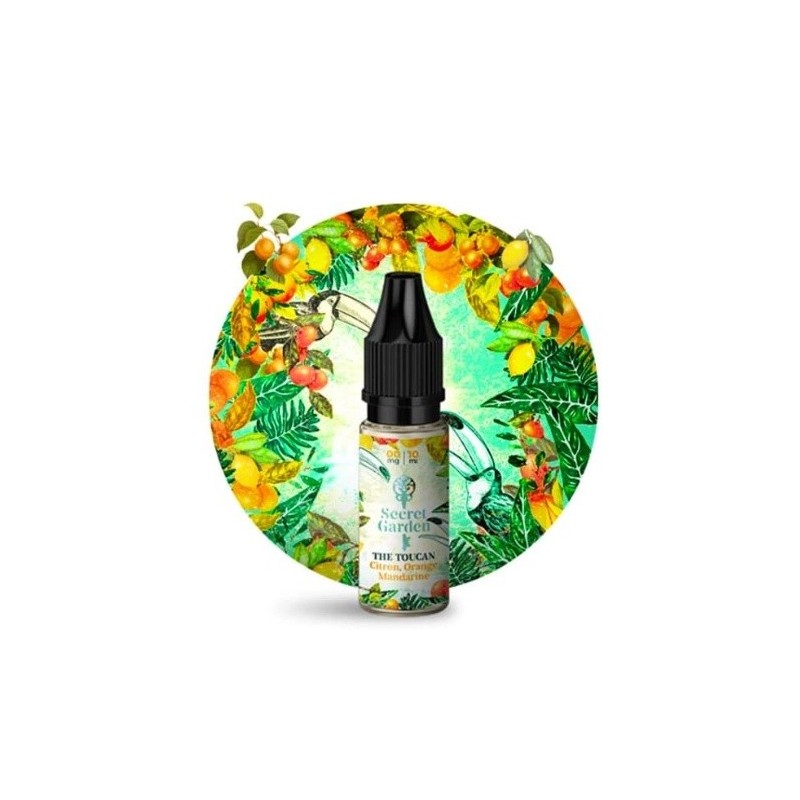 Liquid Secret Garden 12mg 10ml - The Toucan | Eliq Vapoteur