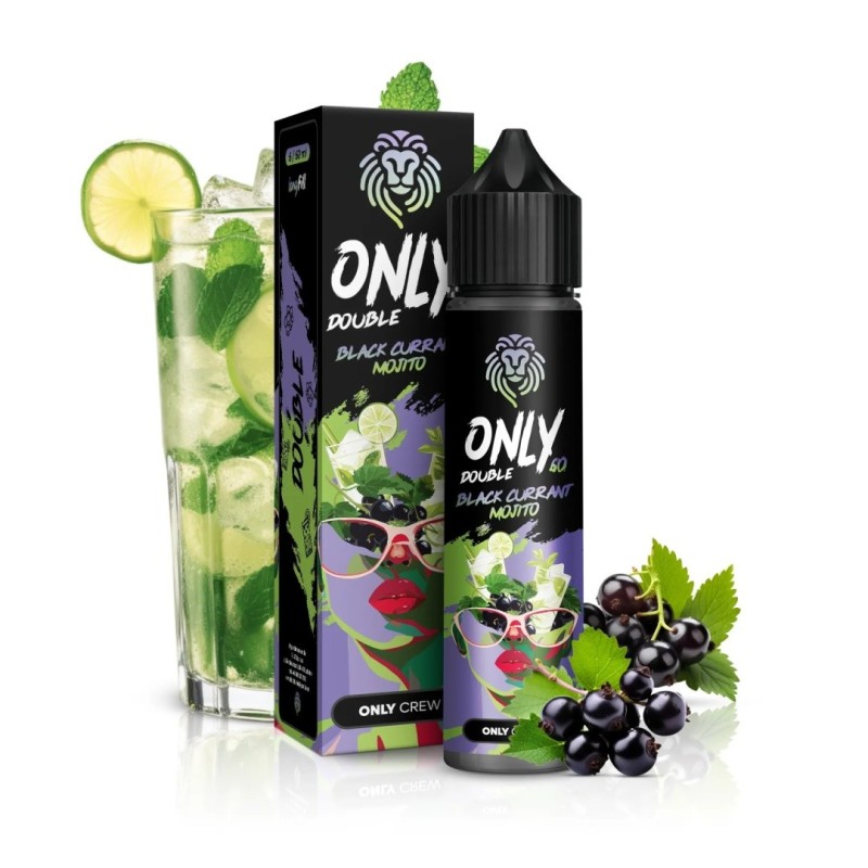 Longfill Only Double 6/60ml - Mojito au Cassis | EliqVapoteur