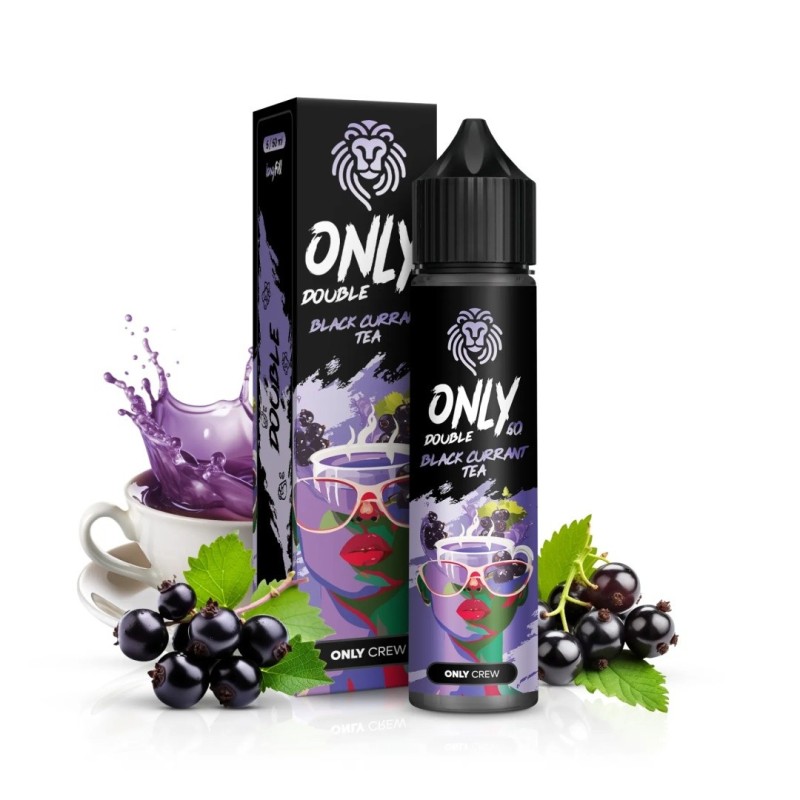 Longfill Only Double 6/60ml - Black Currant Tea | EliqVapoteur