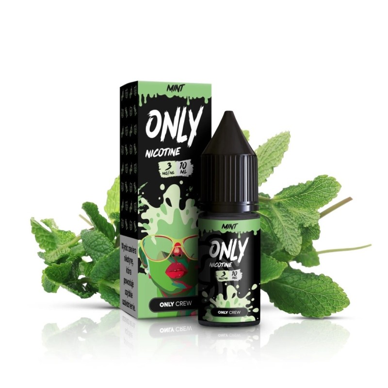 Liquid Only Nicotine 10ml - Mint 3mg | Eliq Vapoteur