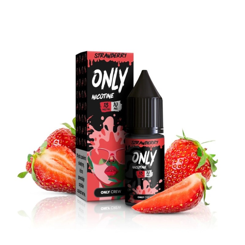 E-liquide Only Base Nicotinée 10ml - Fraise 18mg | EliqVapoteur