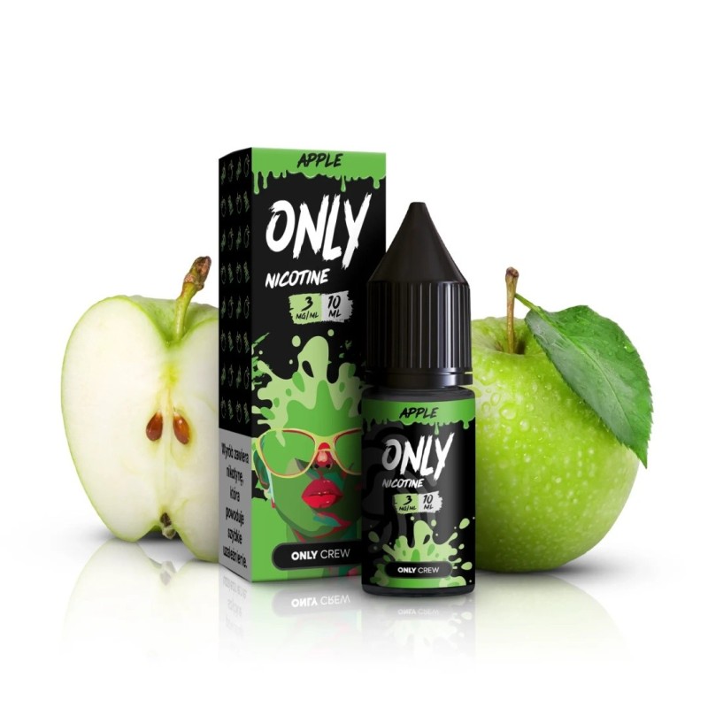 Liquid Only Nicotine 10ml - Apple 3mg | Eliq Vapoteur