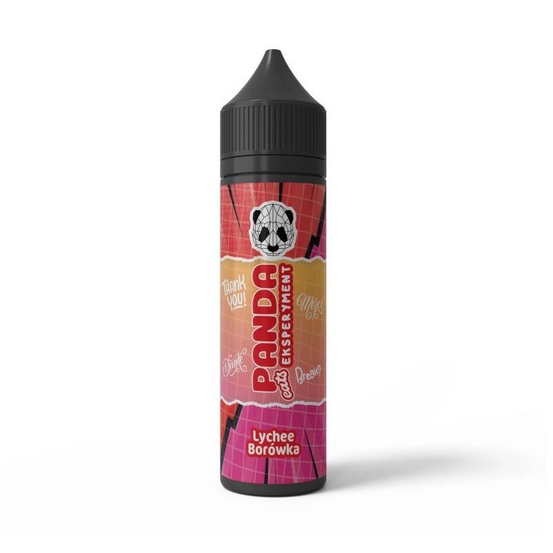 Longfill Panda Eksperyment 7 10/60ml - Lychee Borówka | Eliq Vapoteur