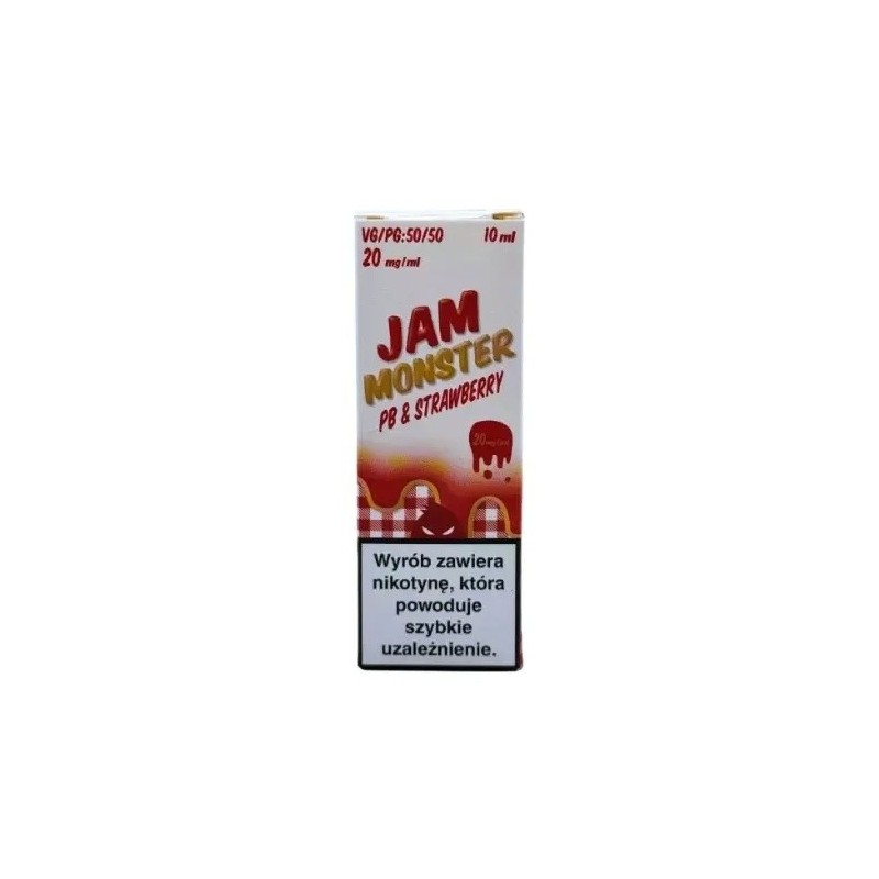 E-liquid MVL Jam Monster 10ml 20mg - PB & Strawberry | EliqVapoteur