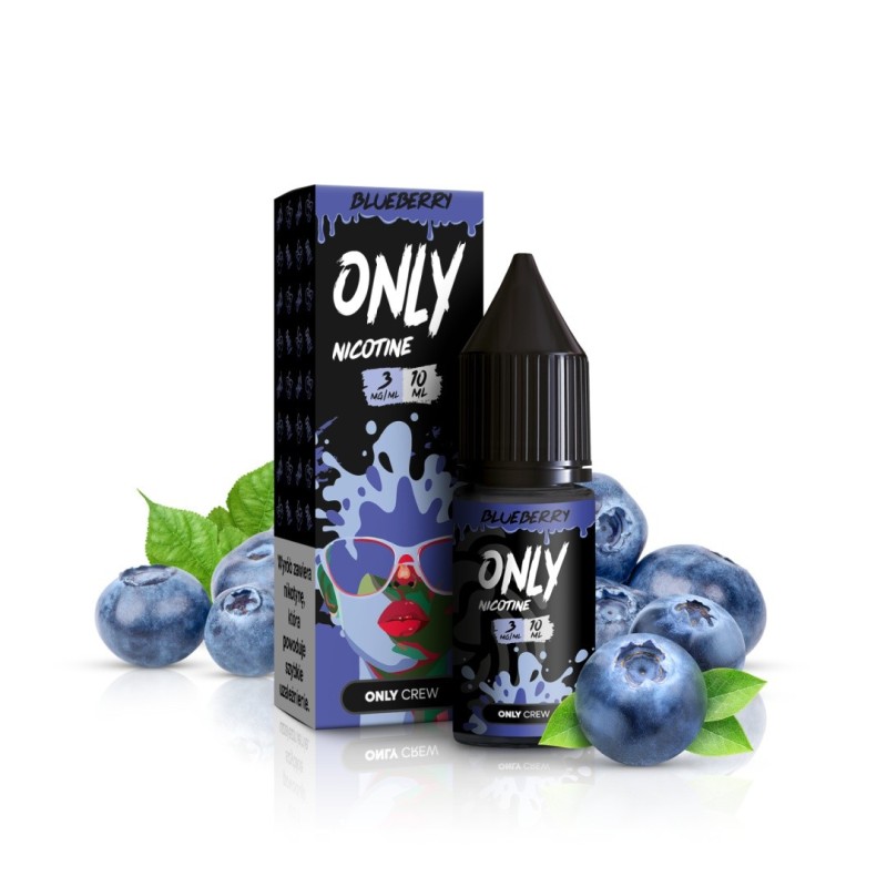 Liquid Only Nicotine 10ml - Blueberry 3mg | Eliq Vapoteur