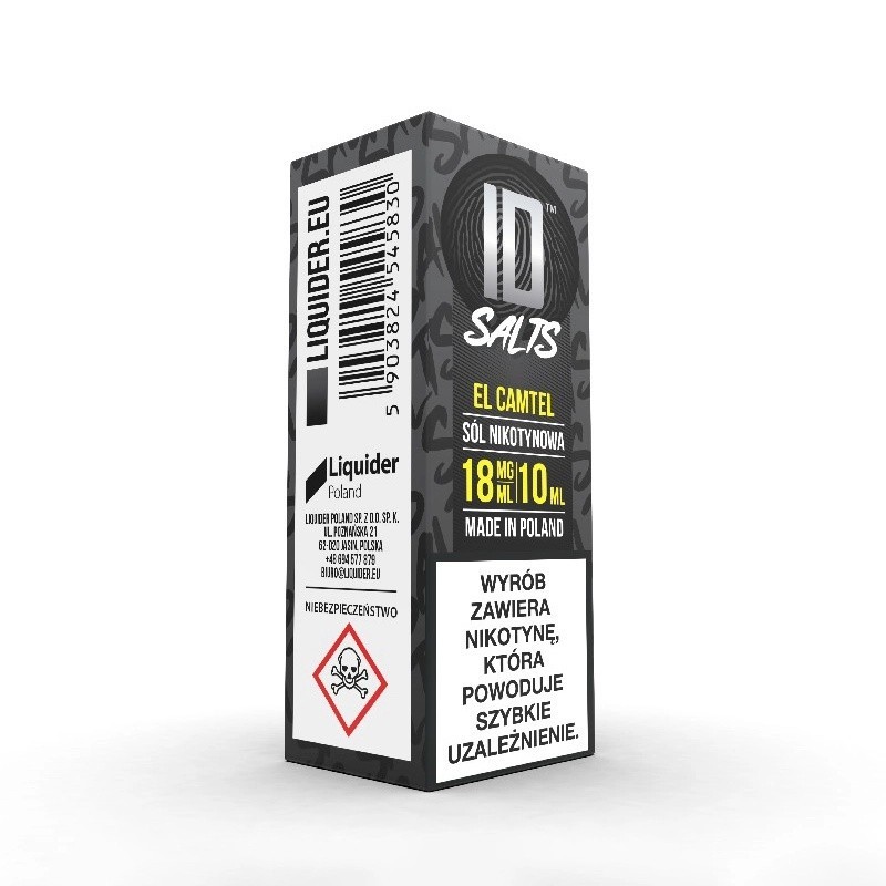 E-liquide ID Salt - 10ml Camtel 18mg | EliqVapoteur