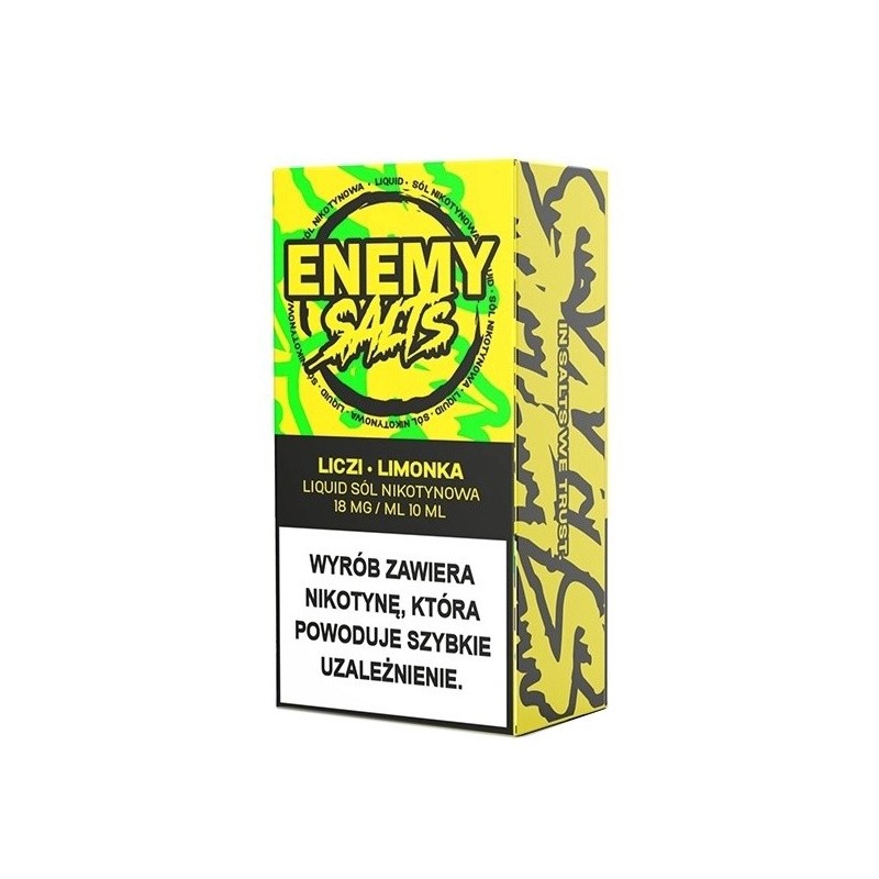 Enemy Salts - Lychee Lime 18mg | EliqVapoteur