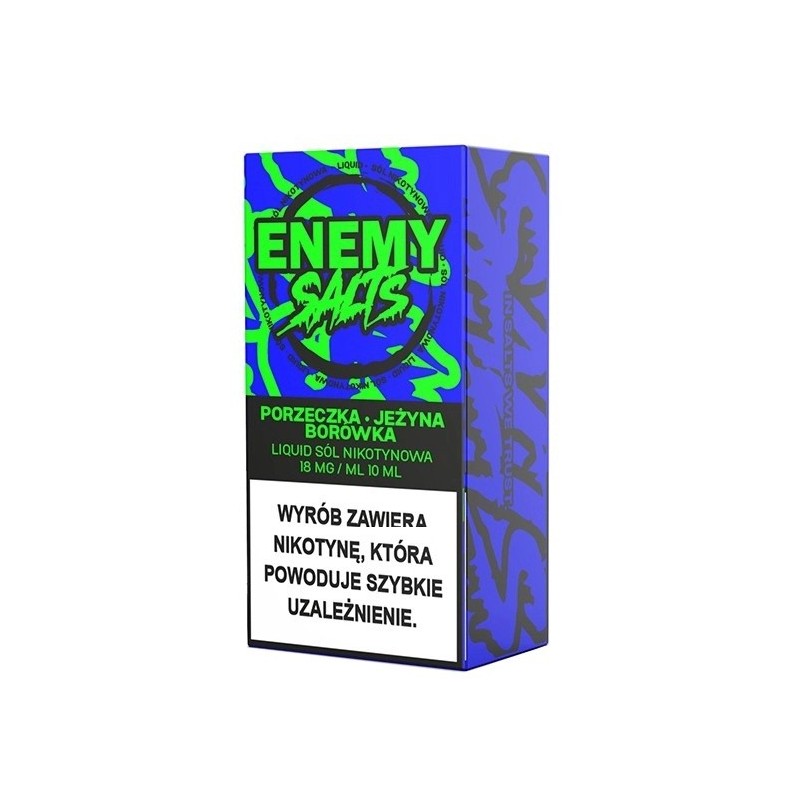 Enemy E-liquid Salts - Black Currant Blackberry Blueberry 18mg | EliqVapoteur