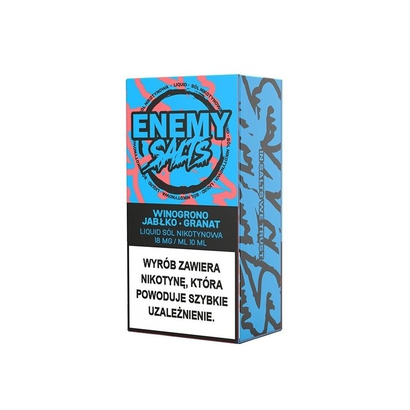 Liquid Enemy Salts - Winogrono Jabłko Granat 18mg | Eliq Vapoteur