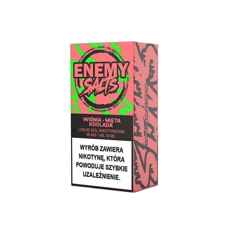 E-liquide Enemy Salts - Cerise Menthe Koolada 18mg | EliqVapoteur