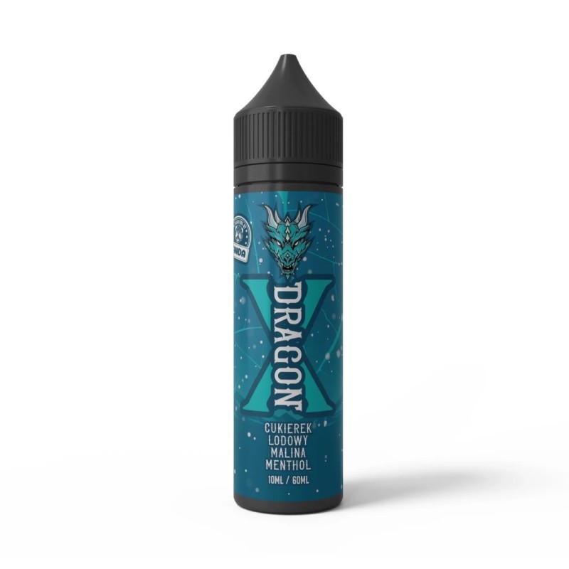 Longfill Dragon X Panda Experiment 10/60ml - Ice Candy Raspberry Menthol | EliqVapoteur