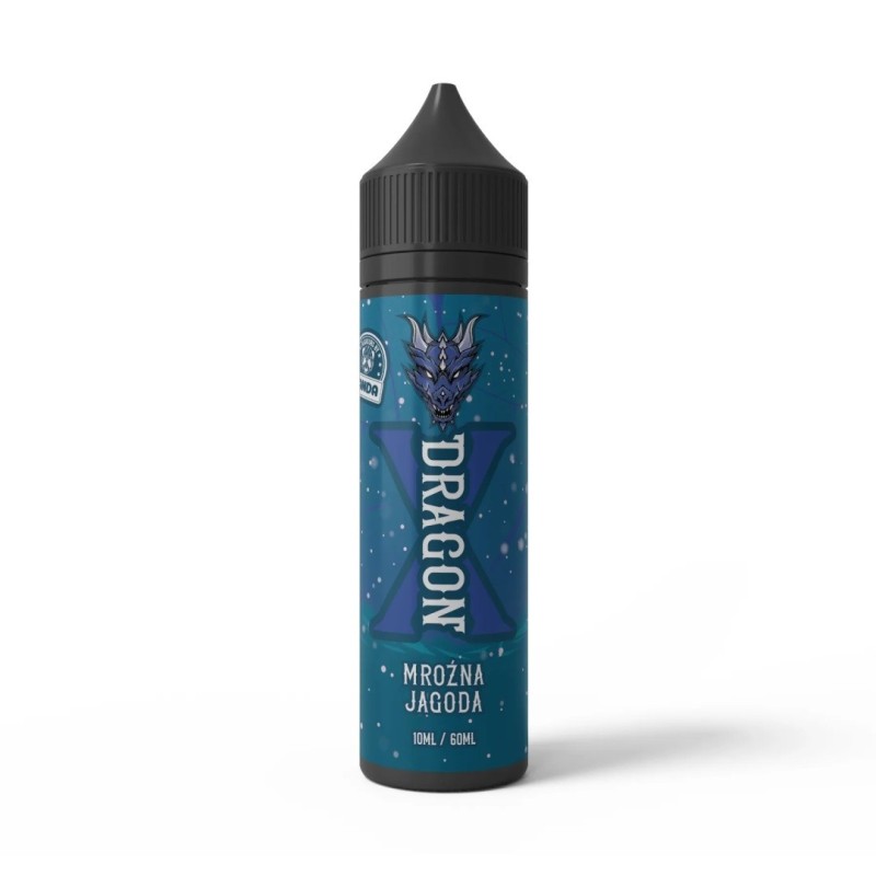Longfill Dragon X Panda Eksperyment 10/60ml - Mroźna Jagoda | Eliq Vapoteur