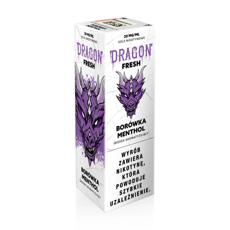 Liquid Dragon Fresh Salt - Borówka Menthol 20mg | Eliq Vapoteur