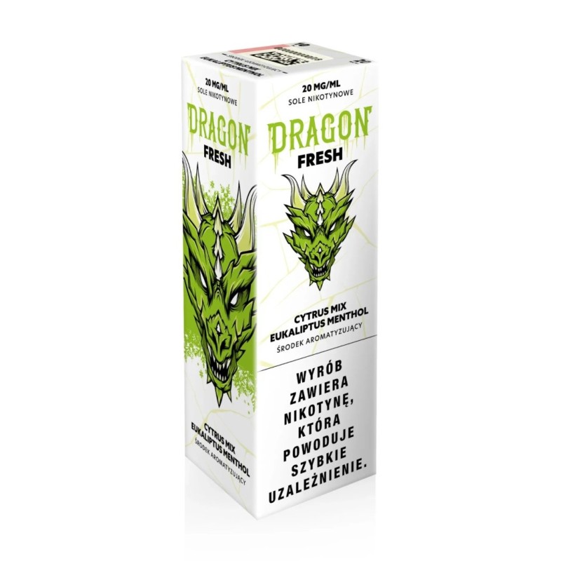 Liquid Dragon Fresh Salt - Cytrus Mix Eukaliptus Menthol 20mg | Eliq Vapoteur
