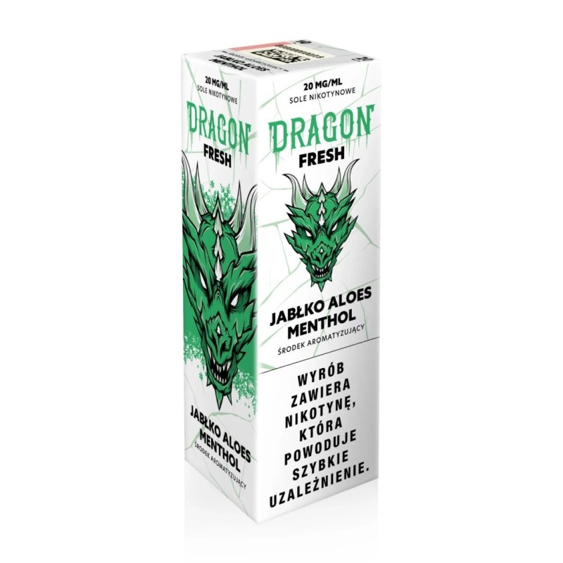 Liquid Dragon Fresh Salt - Jabłko Aloes Menthol 20mg | Eliq Vapoteur
