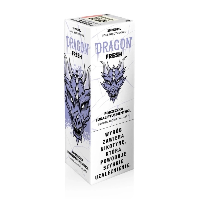 E-liquide Dragon Fresh Salt - Cassis Eucalyptus Menthol 20mg | EliqVapoteur