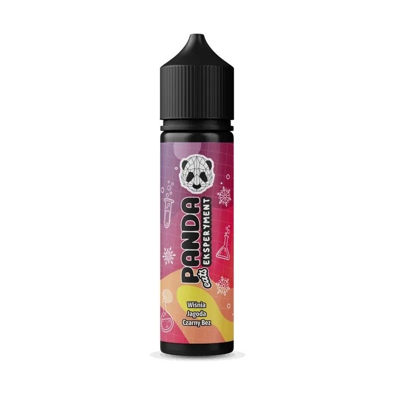 Longfill Panda Eksperyment Tripple 10/60ml - Wiśnia Jagoda Czarny Bez | Eliq Vapoteur