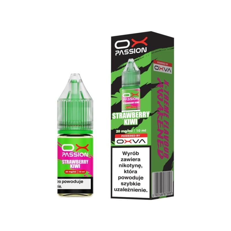 Liquid OXVA OX Passion Salt - Strawberry Kiwi 20mg | Eliq Vapoteur