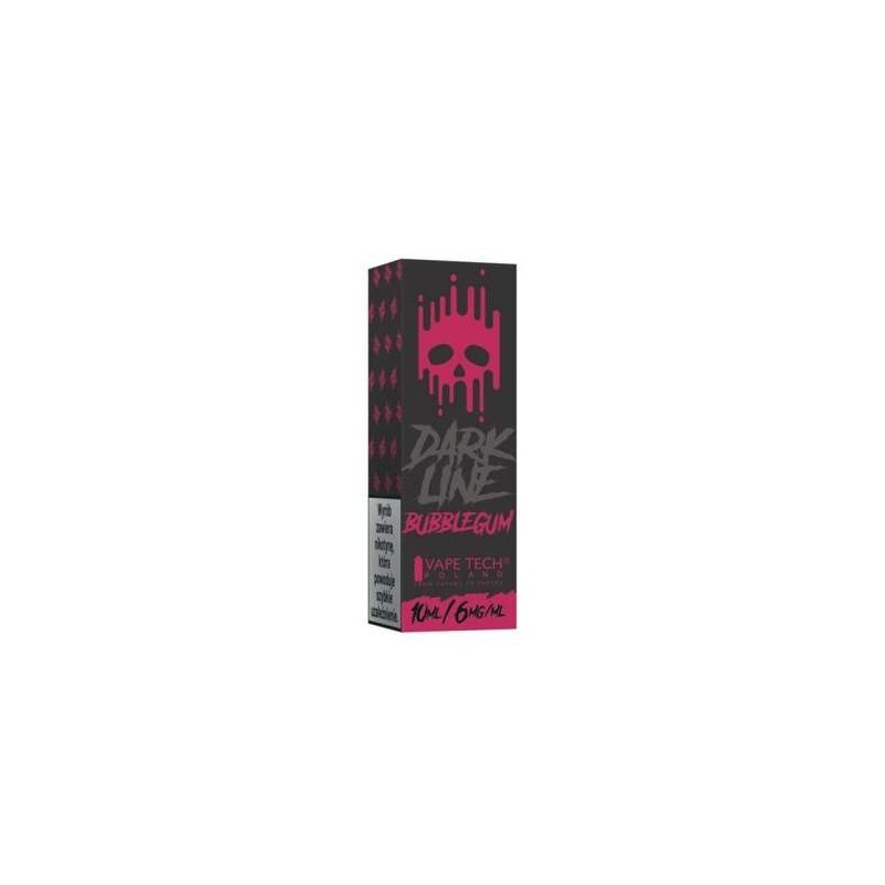 Liquid DARK LINE 10ml - Bubble Gum 6mg  | Eliq Vapoteur