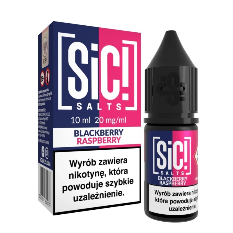 E-liquid Sic Salts 10ml - Blackberry Raspberry 20mg | EliqVapoteur