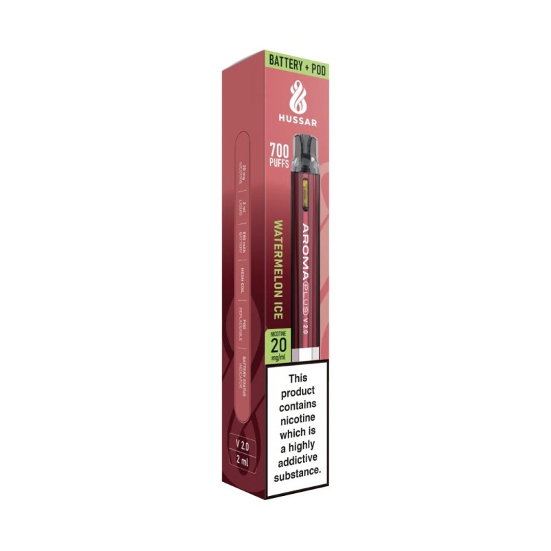 Hussar Aroma Plus Red Kit + Watermelon Ice 20mg | Eliq Vapoteur