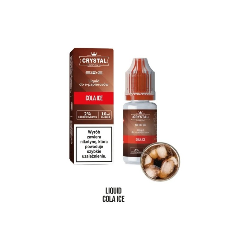 E-liquide Crystal Salt - Cola Ice 20 mg 10 ml | EliqVapoteur
