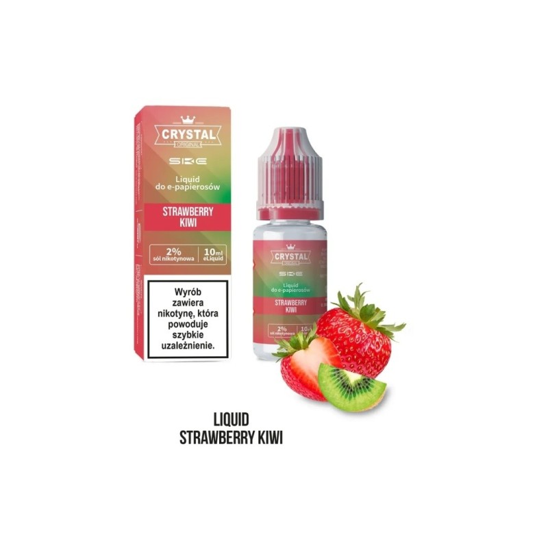 E-liquid Crystal Salt - Strawberry Kiwi 20 mg 10 | EliqVapoteur