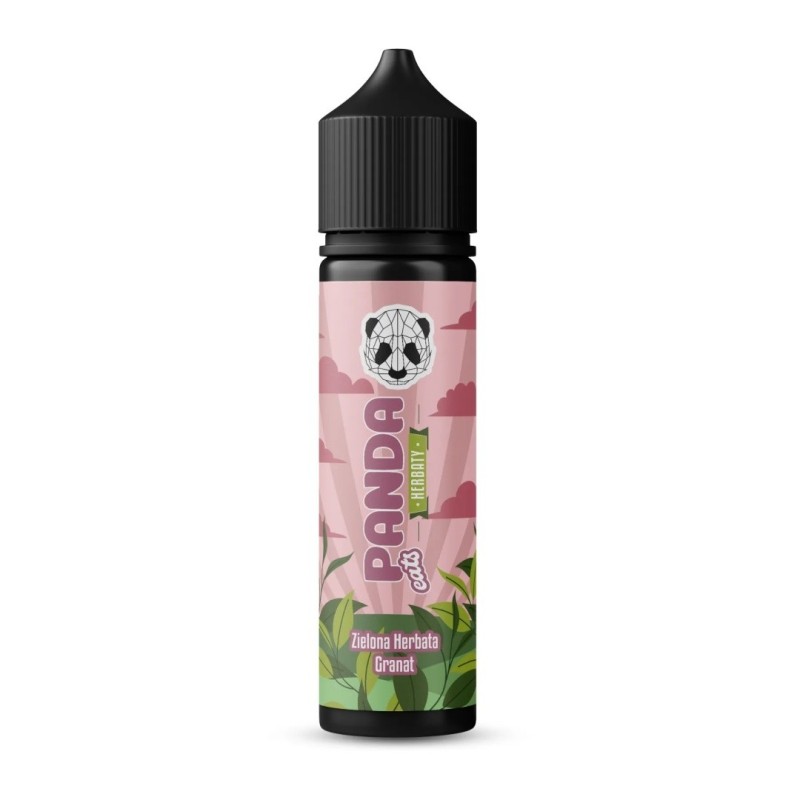 Longfill Panda Herbaty 10/60ml - Zielona Herbata Granat | Eliq Vapoteur