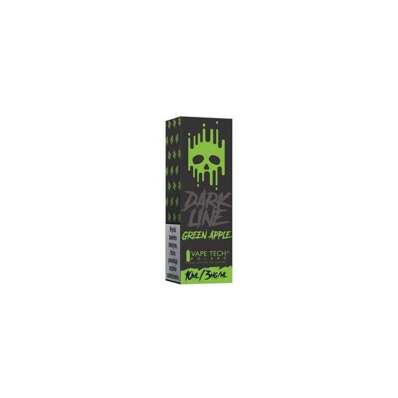 E-liquide DARK LINE 10ml - Pomme Verte 3mg | EliqVapoteur