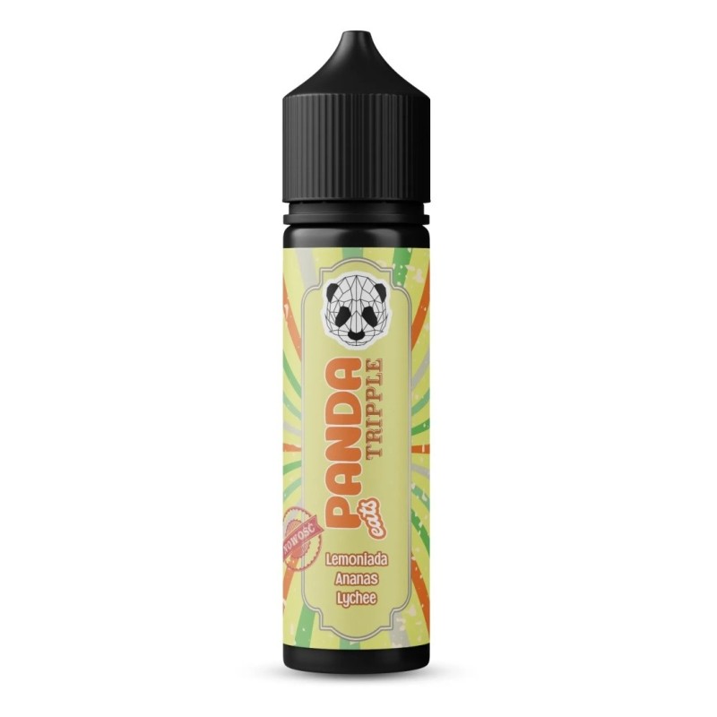 Longfill Panda Tripple 10/60ml - Lemoniada Ananas Lychee | Eliq Vapoteur