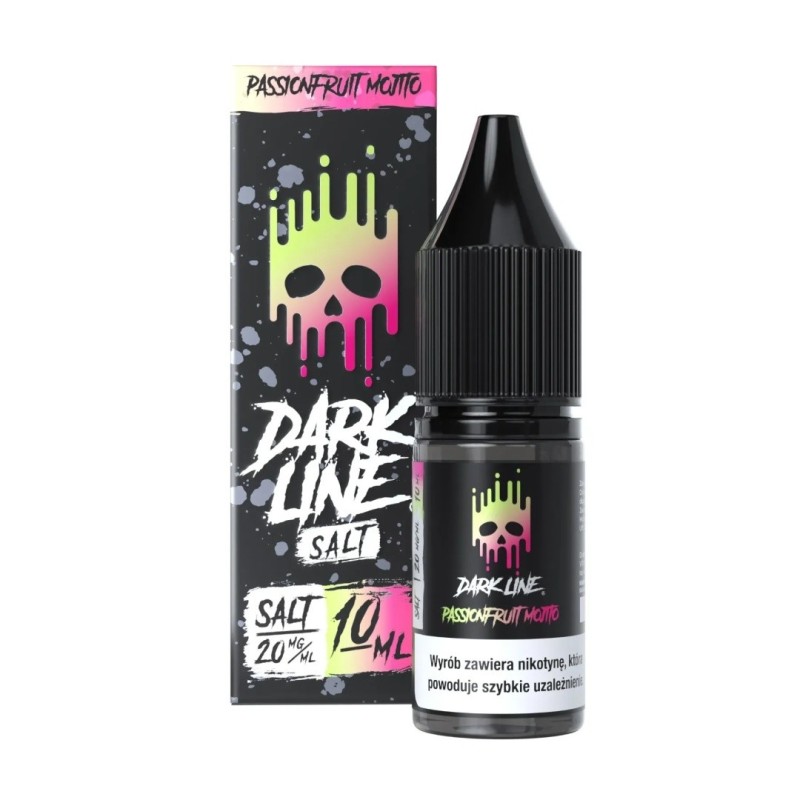 Liquid Dark Line Salt 10ml - Passionfruit Mojito 20mg | Eliq Vapoteur