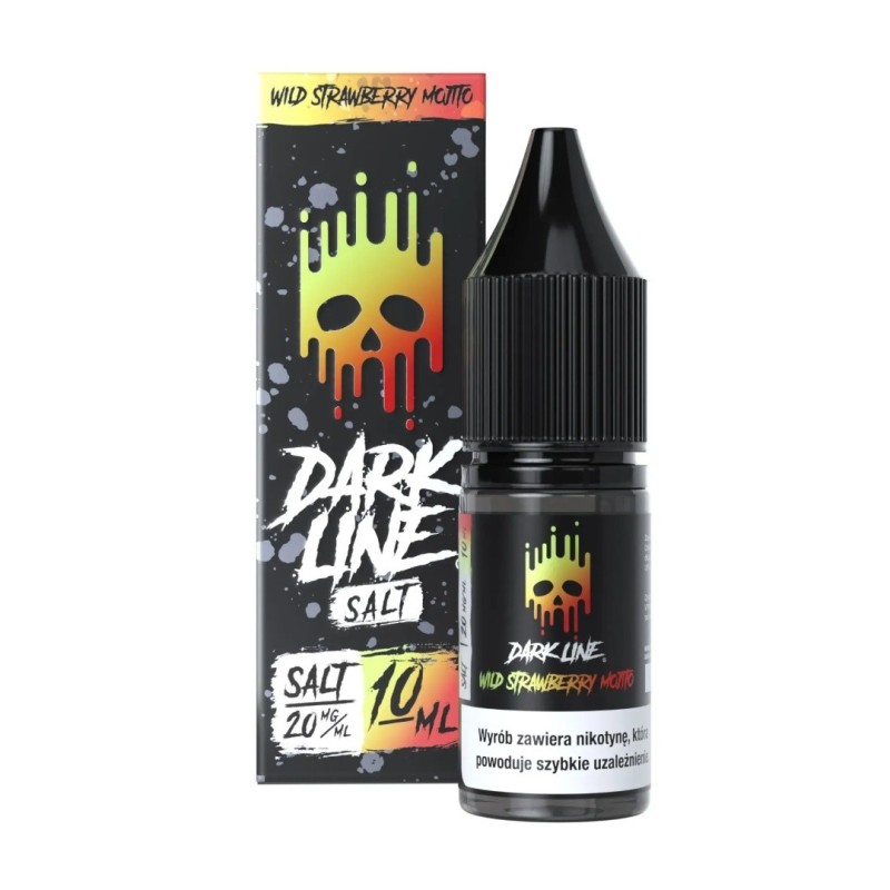 E-liquide Dark Line Salt 10ml - Mojito à la Fraise Sauvage 20mg | EliqVapoteur