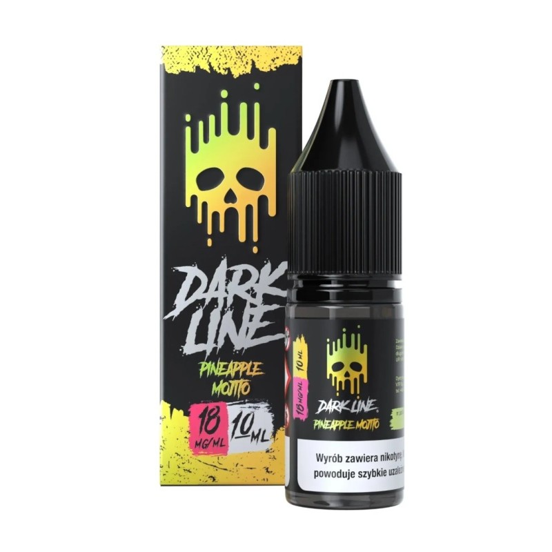 E-liquide Dark Line 10ml - Mojito à l'Ananas 18mg | EliqVapoteur