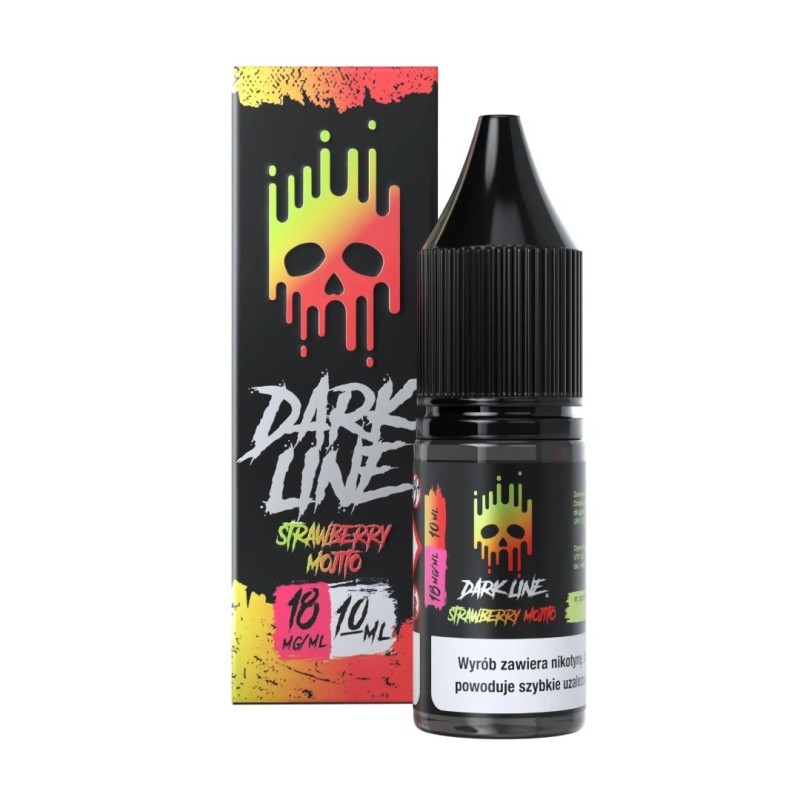 E-liquide Dark Line 10ml - Strawberry Mojito 18mg | EliqVapoteur