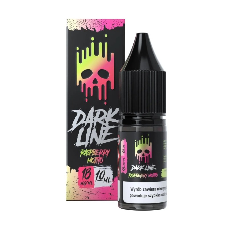 Liquid Dark Line 10ml - Raspberry Mojito 18mg | Eliq Vapoteur
