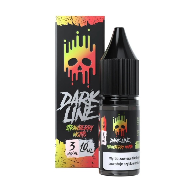 E-liquide Dark Line 10ml - Strawberry Mojito 3mg | EliqVapoteur