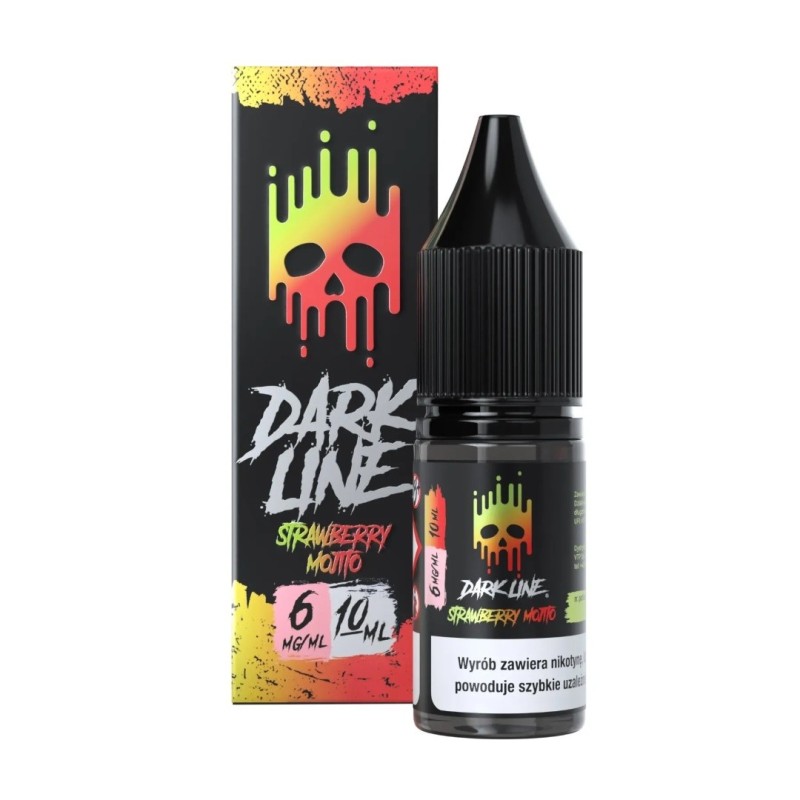 Liquid Dark Line 10ml - Strawberry Mojito 6mg | Eliq Vapoteur