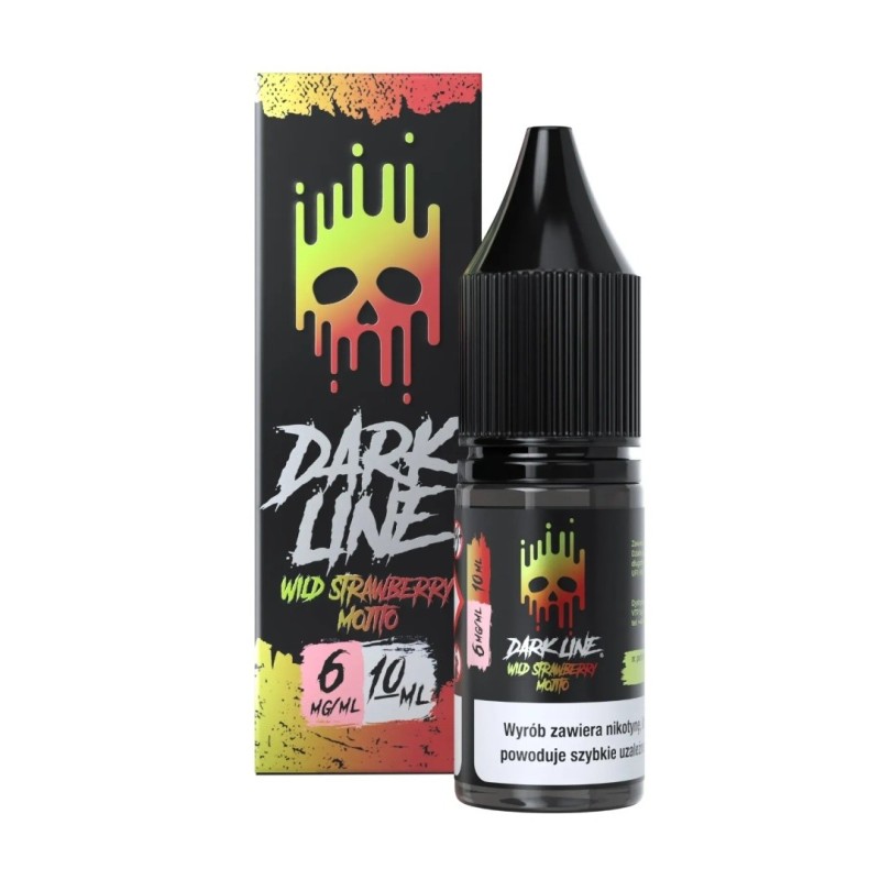 E-liquide Dark Line 10ml - Wild Strawberry Mojito 6mg | EliqVapoteur