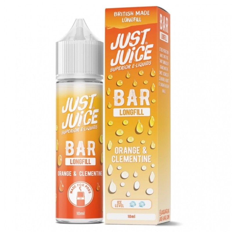 Just Juice Bar Longfill 10/60ml - Orange Clementine | EliqVapoteur
