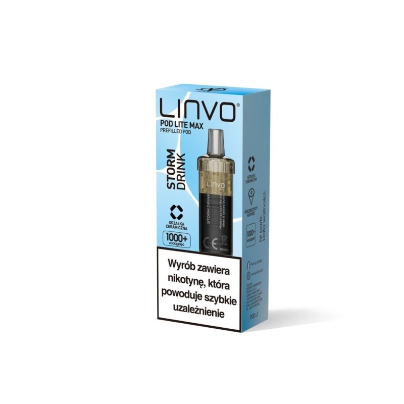 Cartouche Vbar Linvo Pod Lite MAX - Storm Drink 20mg | EliqVapoteur