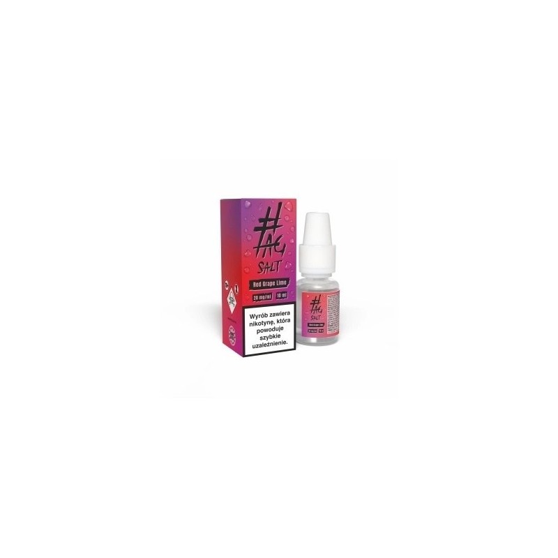 Liquid Hasztag Drinks Salt 10ml - Red Grape Lime 20mg | Eliq Vapoteur