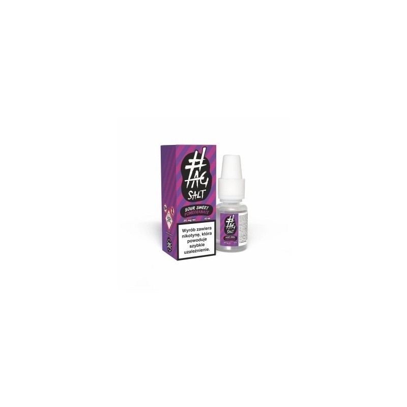 Liquid Hasztag Sour Salt 10ml - Sweet Pomegranate 20mg | Eliq Vapoteur