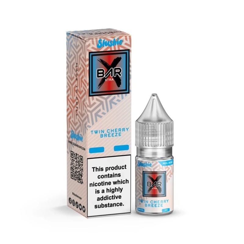 Slushie Bar Salt 10ml - Twin Cherry Breeze 20mg | EliqVapoteur