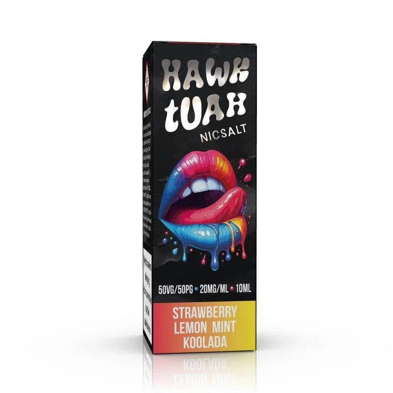 E-liquide HAWK TUAH Salt 10ml - Fraise Citron Menthe Koolada 20mg | EliqVapoteur
