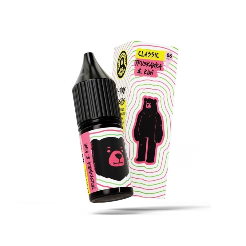 Liquid Go Bears Classic 10ml - Truskawka Kiwi 6mg | Eliq Vapoteur