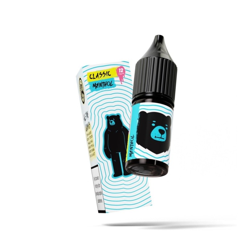 Liquid Go Bears Classic 10ml - Menthol 12mg | Eliq Vapoteur