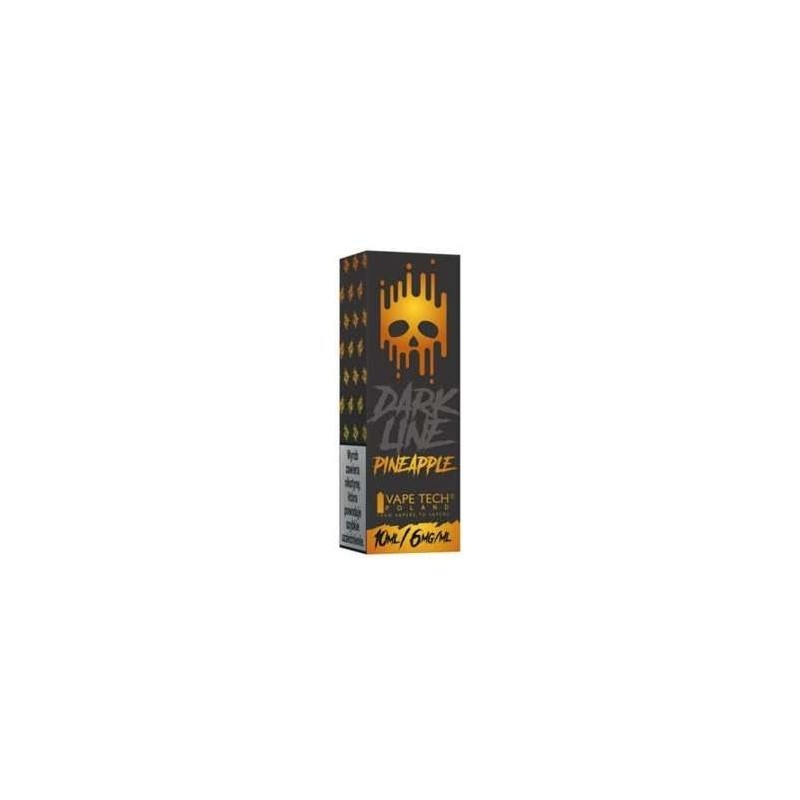 Liquid DARK LINE 10ml - Pineapple 6mg  | Eliq Vapoteur